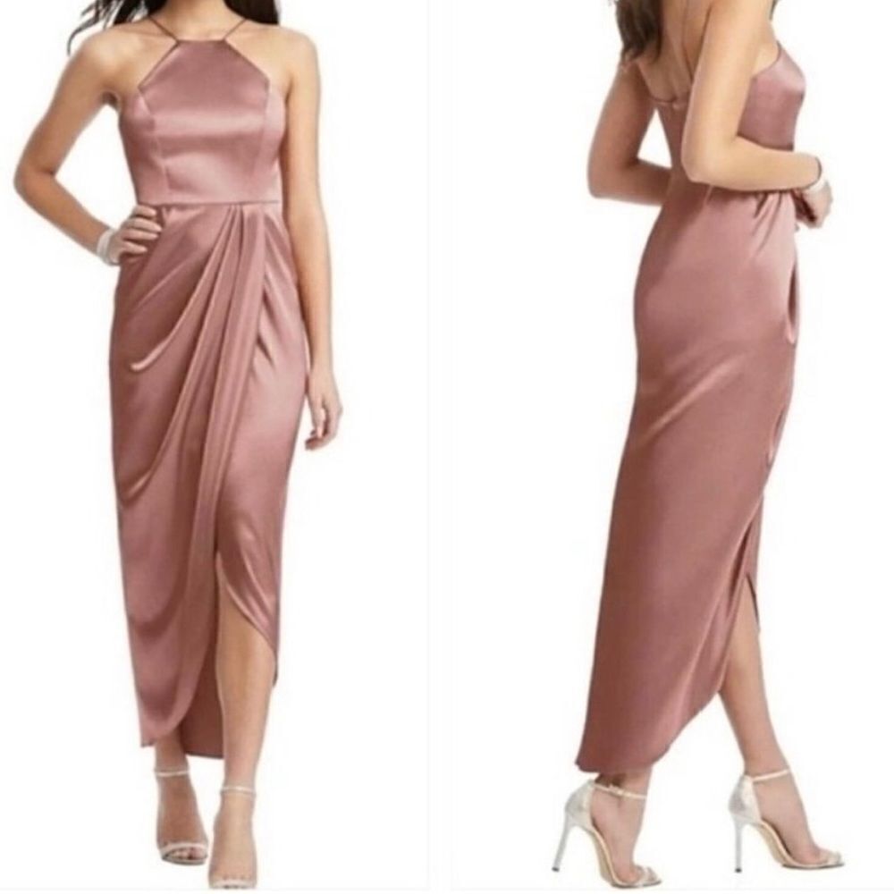After Six Asymmetrical Sleeveless Bridesmaid Dress Nwt Size 8